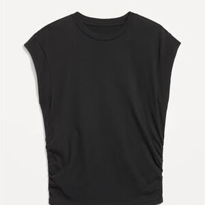 Bundle of 2 women’s cap sleeved ruched Top